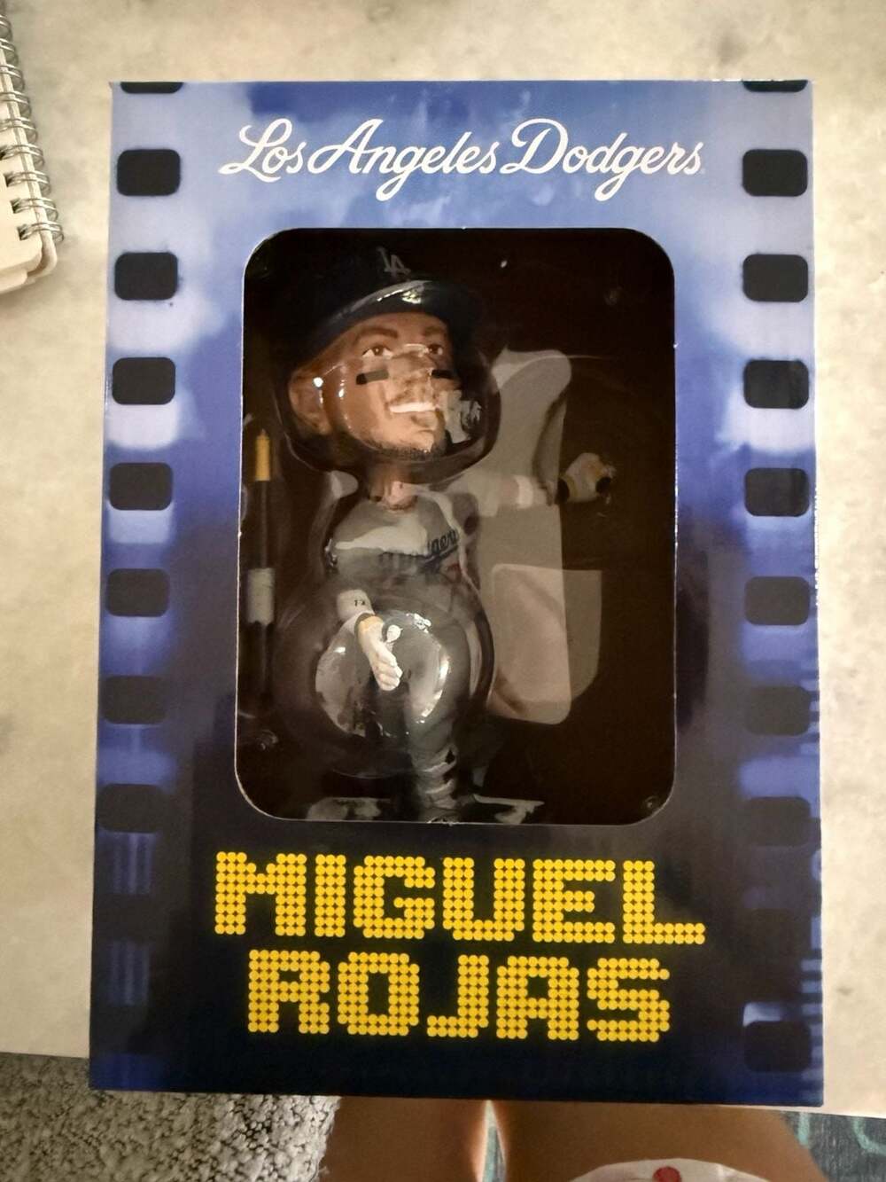 Los Angeles Dodgers Miguel Rojas 2025 World Series Game 7 Bobblehead